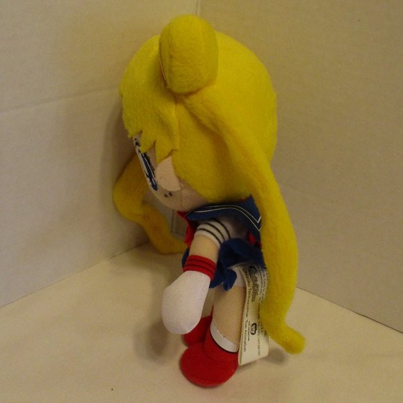 Anime Sailor Moon Small Yellow Red Blue White Graphic Plush Figure - Picture 4 of 8